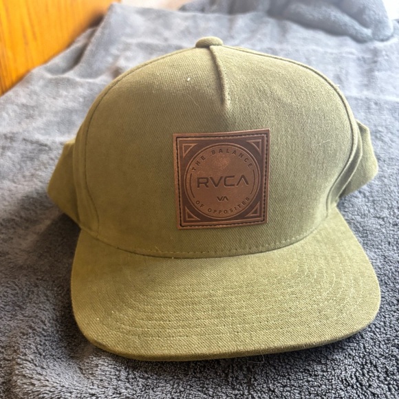 RVCA Olive Green Men's Cap - Picture 1 of 5